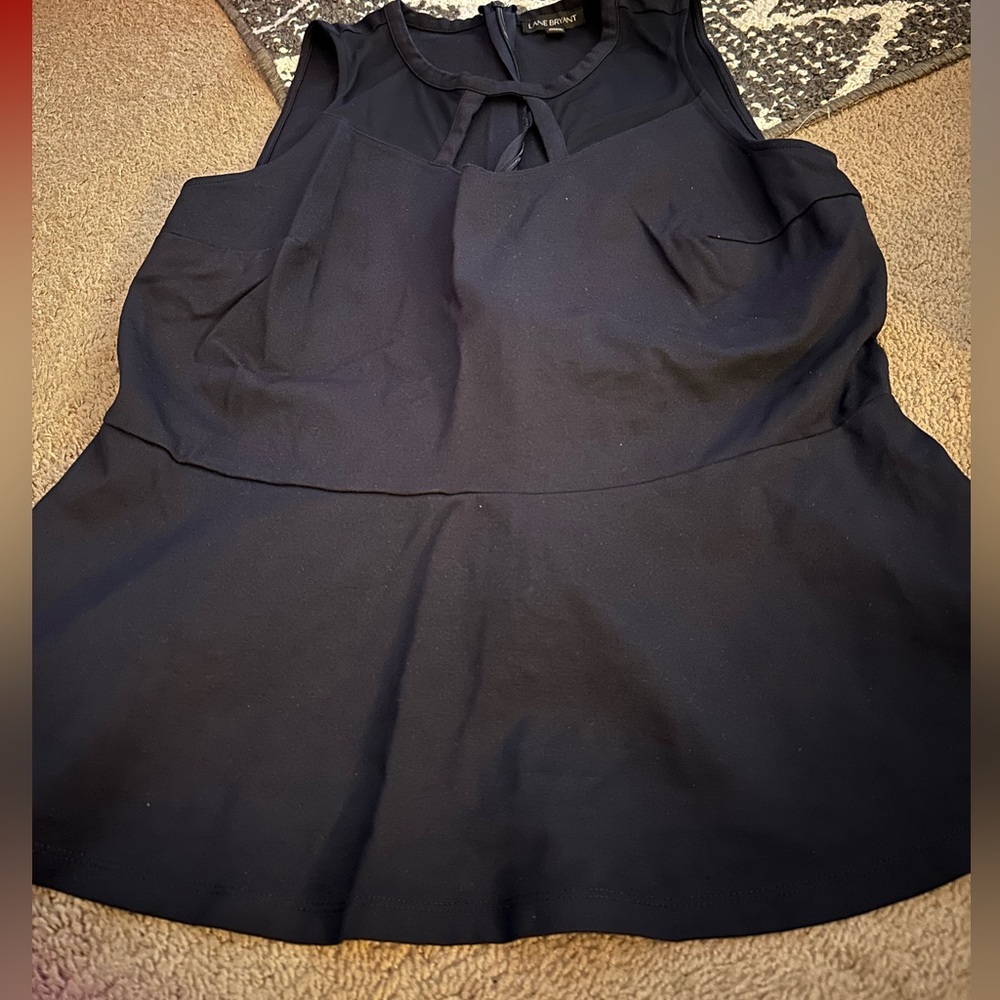 Gently used Lane Bryant size 14/16 Peplum top.